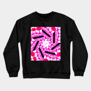 Bright pink flower for for a good mood Crewneck Sweatshirt